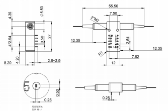 机械式光开关尺寸图